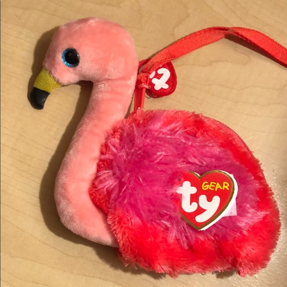 ty flamingo purse